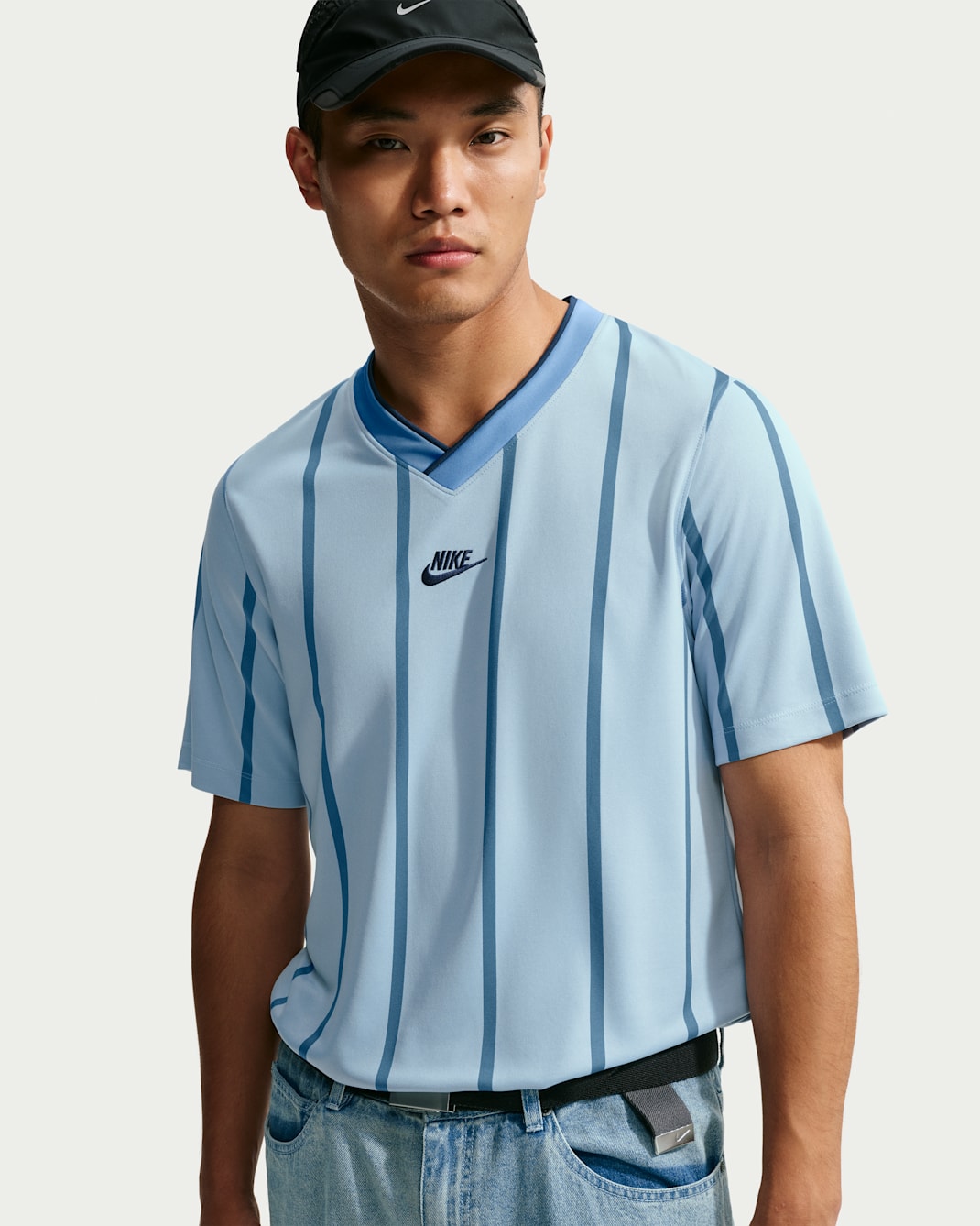 Nike Premier Men's Dri-FIT Short-Sleeve Football Shirt - Work Blue/Light Armoury Blue/Midnight Navy/Midnight Navy