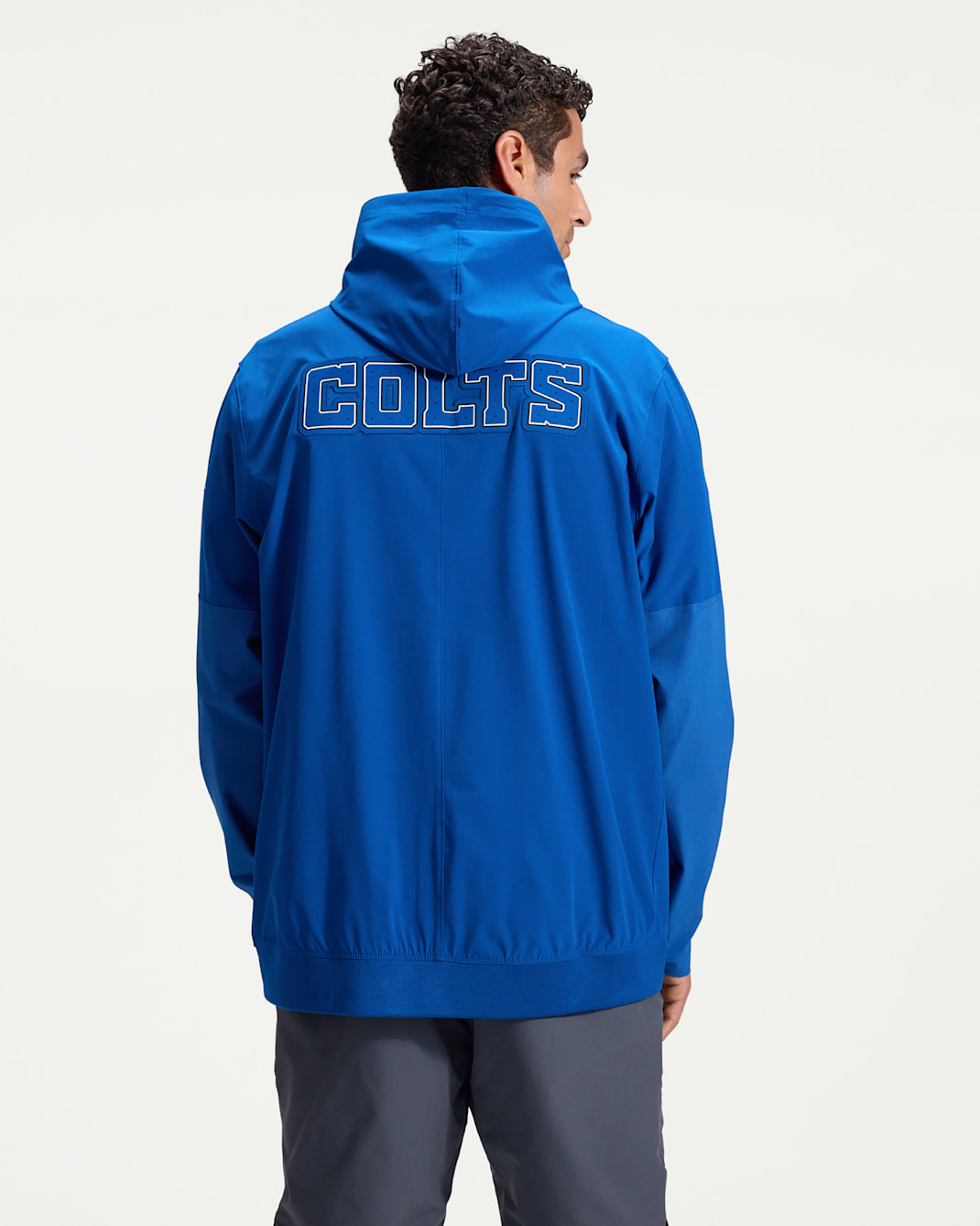 Indianapolis Colts Rivalries Collection Sideline Anorak Men's Nike NFL 1/2-Zip Hooded Jacket