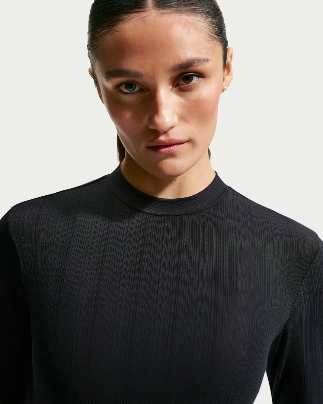 Nike Sportswear Women's Tight Long-Sleeve Top - Black/Sail