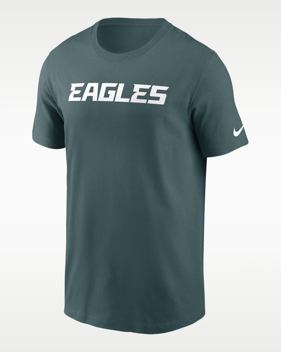 Playera Nike de la NFL para hombre Philadelphia Eagles Primetime Wordmark Essential - Azul verdoso