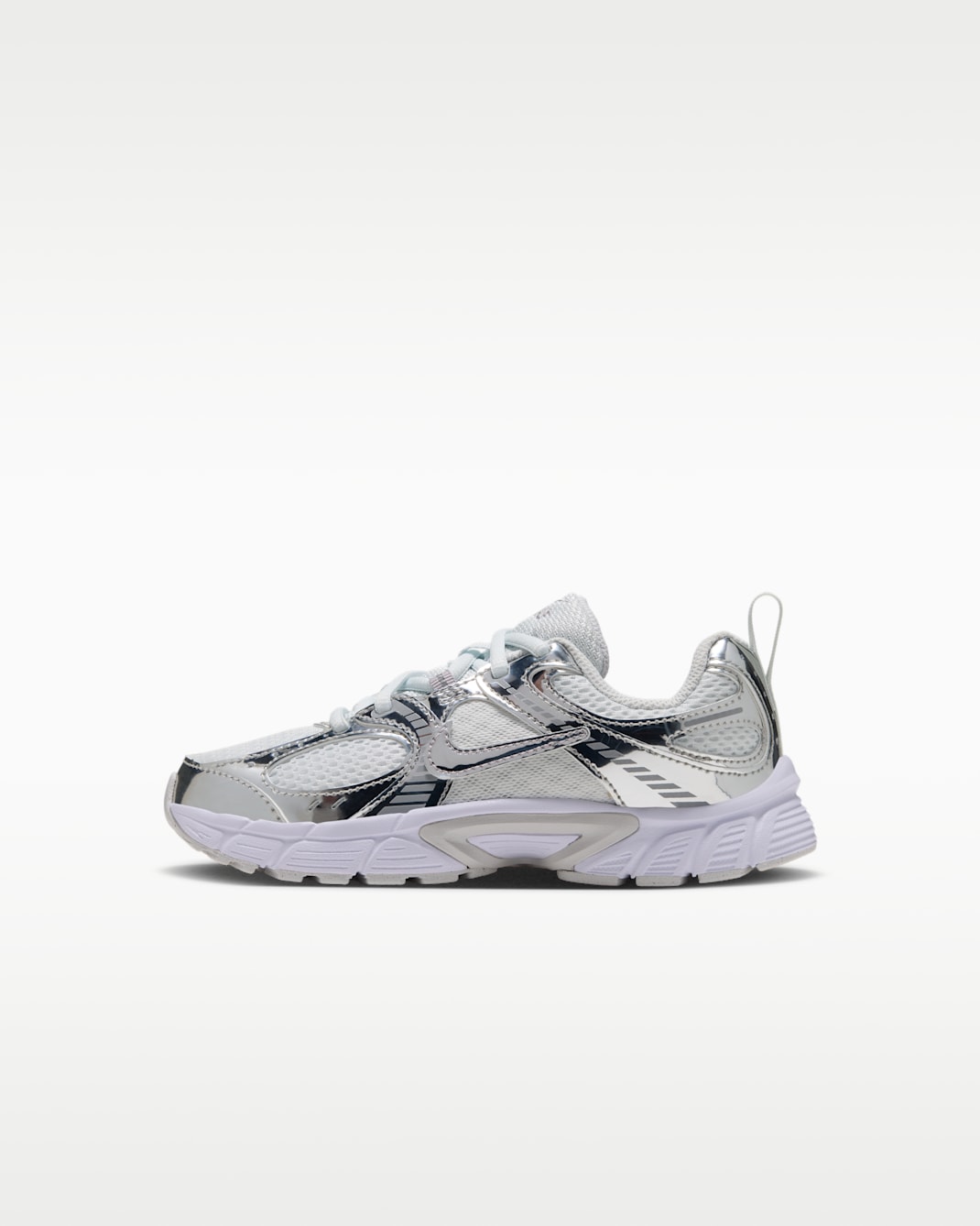 Nike V5 RNR Younger Kids' Shoes - Off-White/Vast Grey/Silver Lilac/Metallic Silver