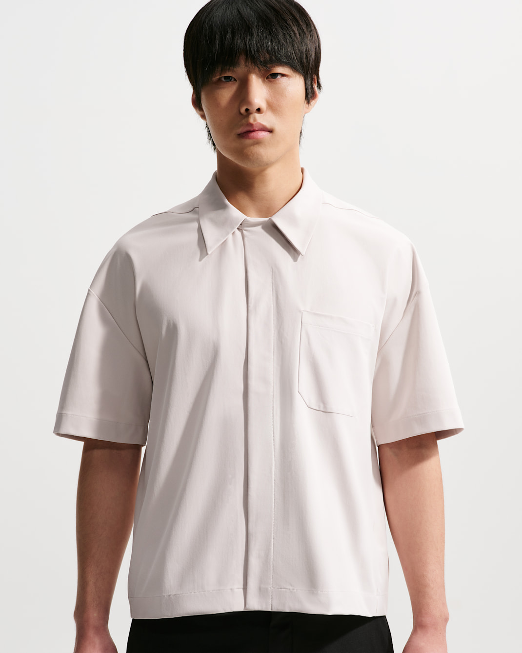 Nike 24.7 PerfectStretch Men's Dri-FIT UV Button-Up Shirt - Light Orewood Brown/Sail/Light Iron Ore