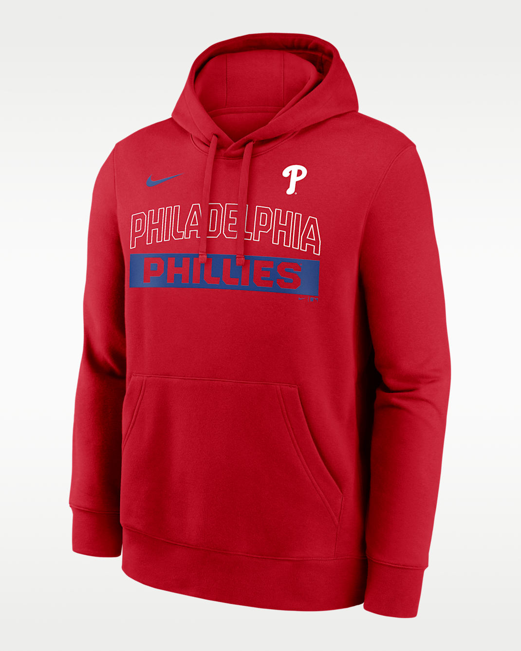 Philadelphia Phillies Club Men's Nike MLB Pullover Hoodie - Red