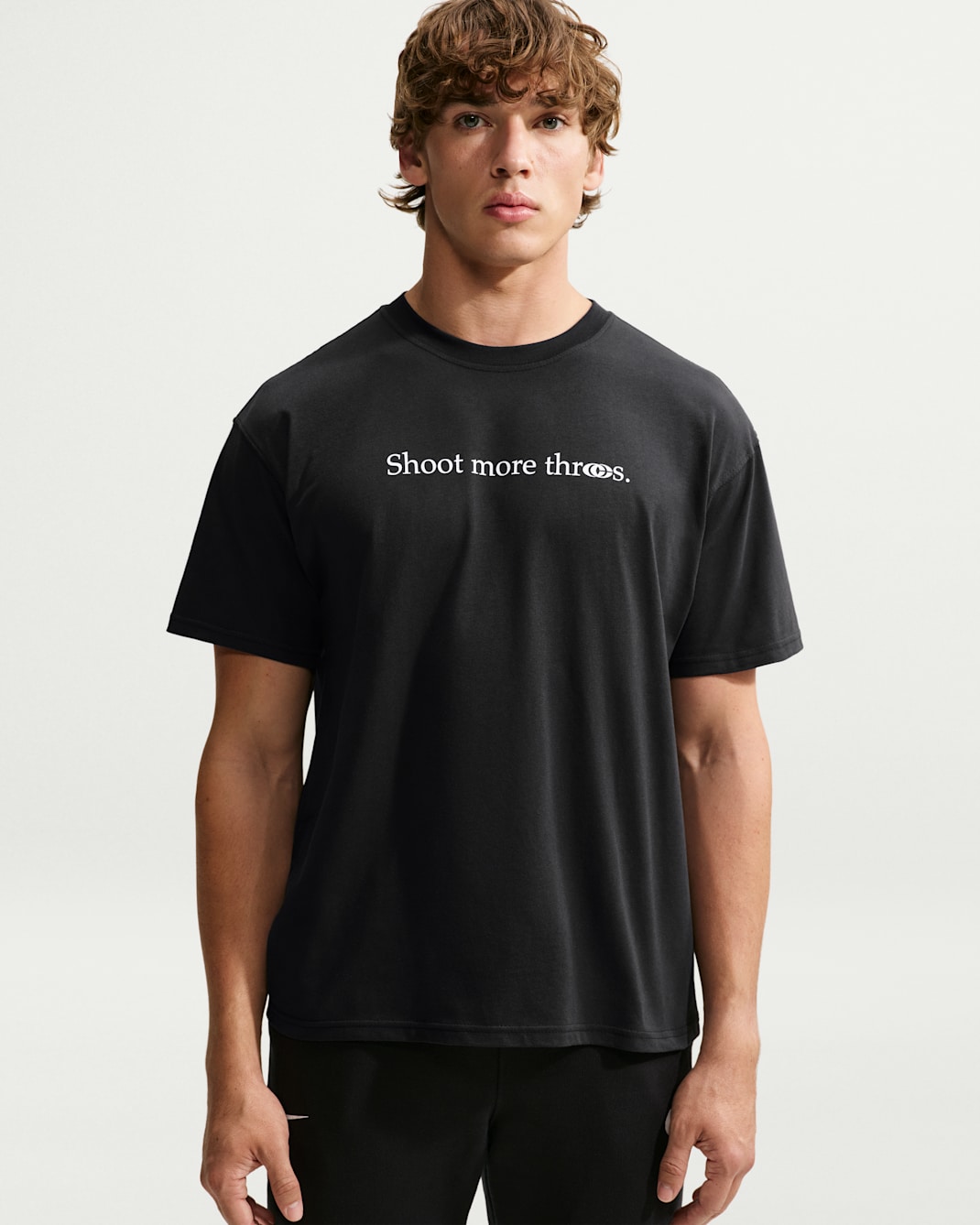 Caitlin Clark Men's Basketball T-Shirt - Black