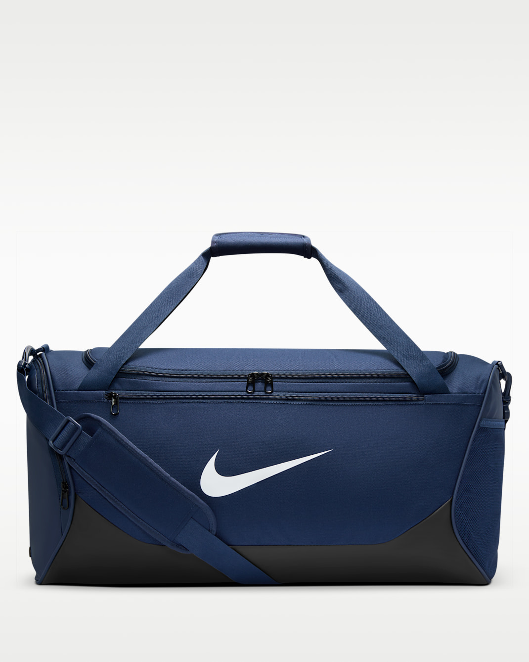Nike Brasilia Training Duffel Bag (Medium, 60L) - Midnight Navy/Black/White