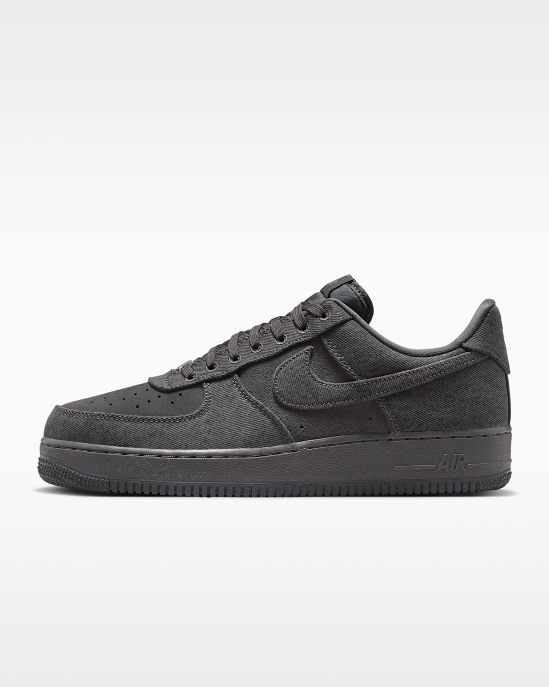 Air Force 1 '07 LV8 "Denim" Men's Shoes - Anthracite/Medium Ash/Metallic Silver/Anthracite
