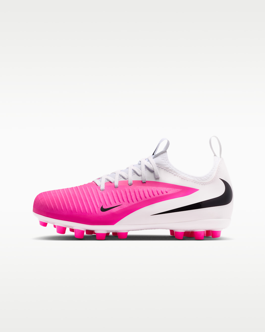 Nike Jr. Phantom 6 Low Academy Big Kids' Artificial-Grass Soccer Cleats - Multi-Color/Black
