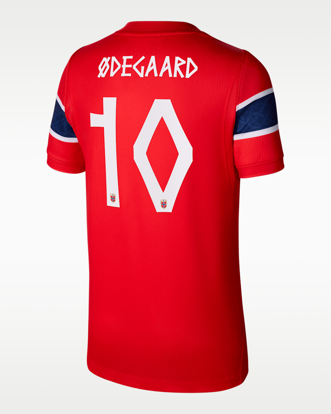 Martin ÿdegaard Norway National Team 2026 Stadium Home Big Kids' Nike Dri-FIT Soccer Jersey - Red