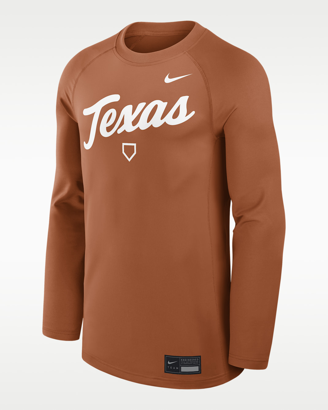 Texas Dugout Game Time Men's Nike Dri-FIT College Long-Sleeve T-Shirt - Burnt Orange