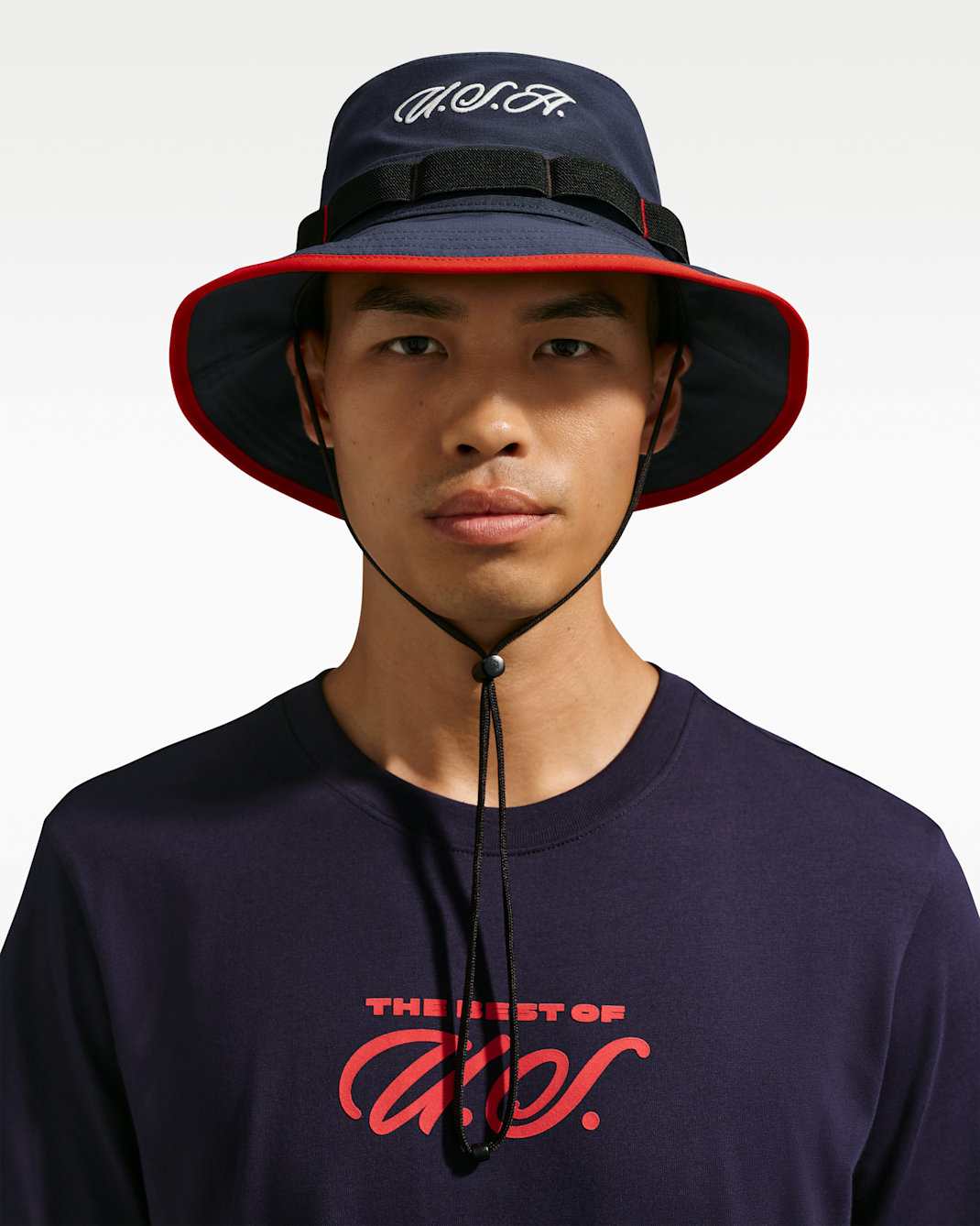 Gorro tipo pescador de futbol Nike USA Apex - Azul marino universitario