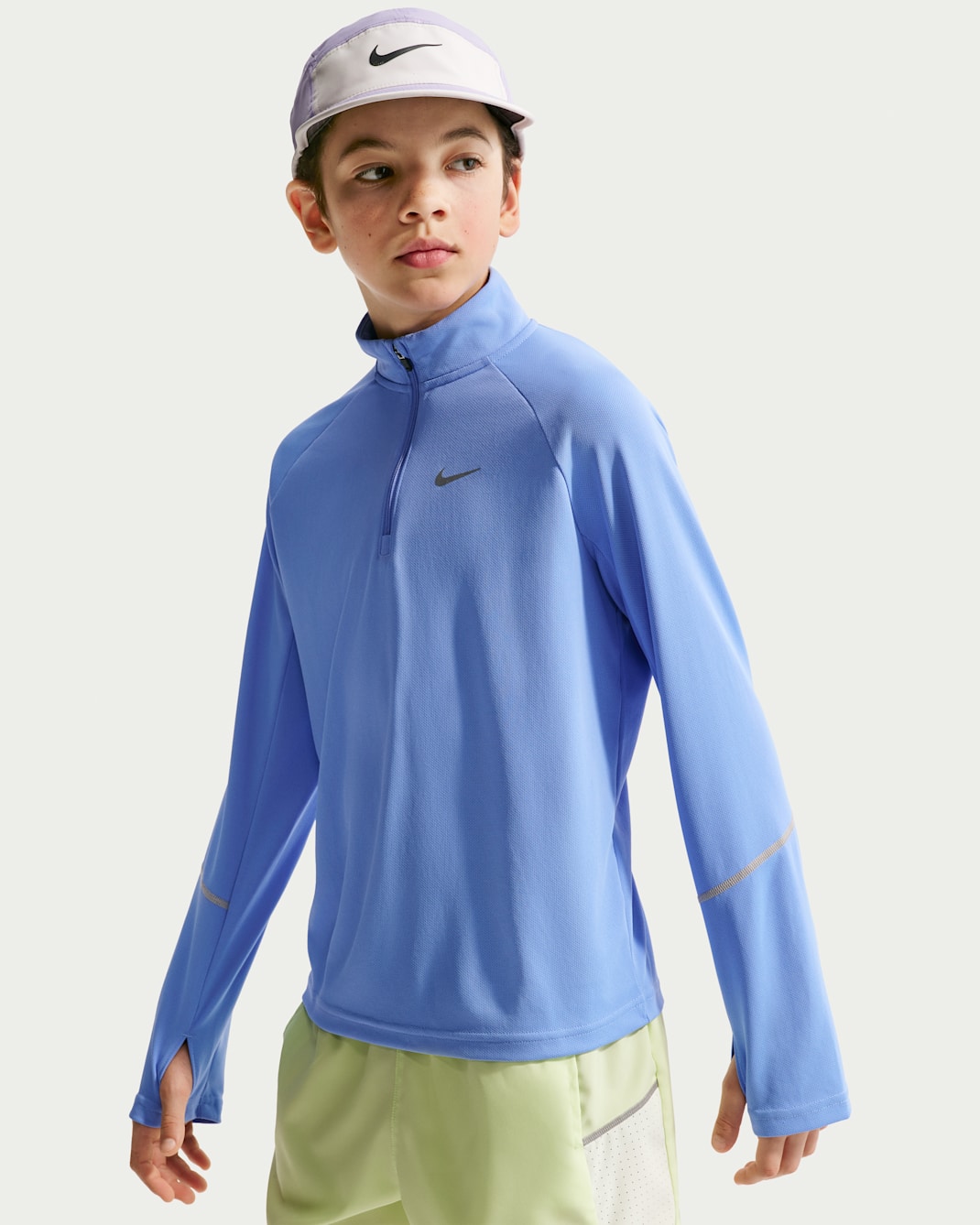 ナイキ マイラー ジュニア Dri-FIT ハーフジップ トップ - ロイヤルパルス
