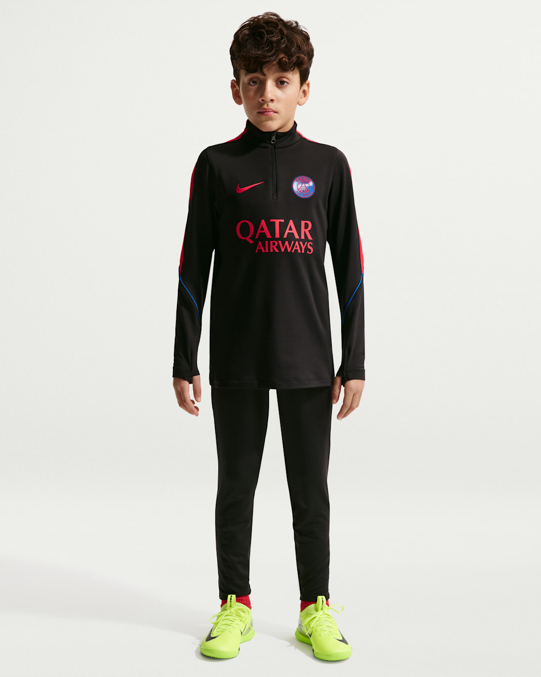 Paris Saint-Germain Strike Big Kids' Nike Dri-FIT Soccer Knit Drill Top
