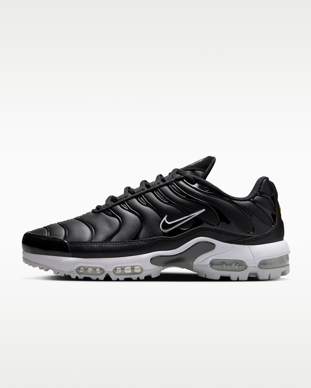 Nike Air Max Plus G Golf Shoes - Black/Gold/Salsa Red/White