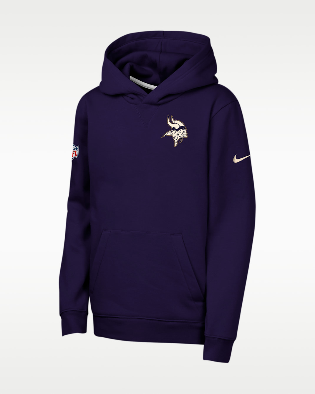 Minnesota Vikings Rivalries Collection Sideline Club Big Kids' Nike NFL Pullover Hoodie - Purple