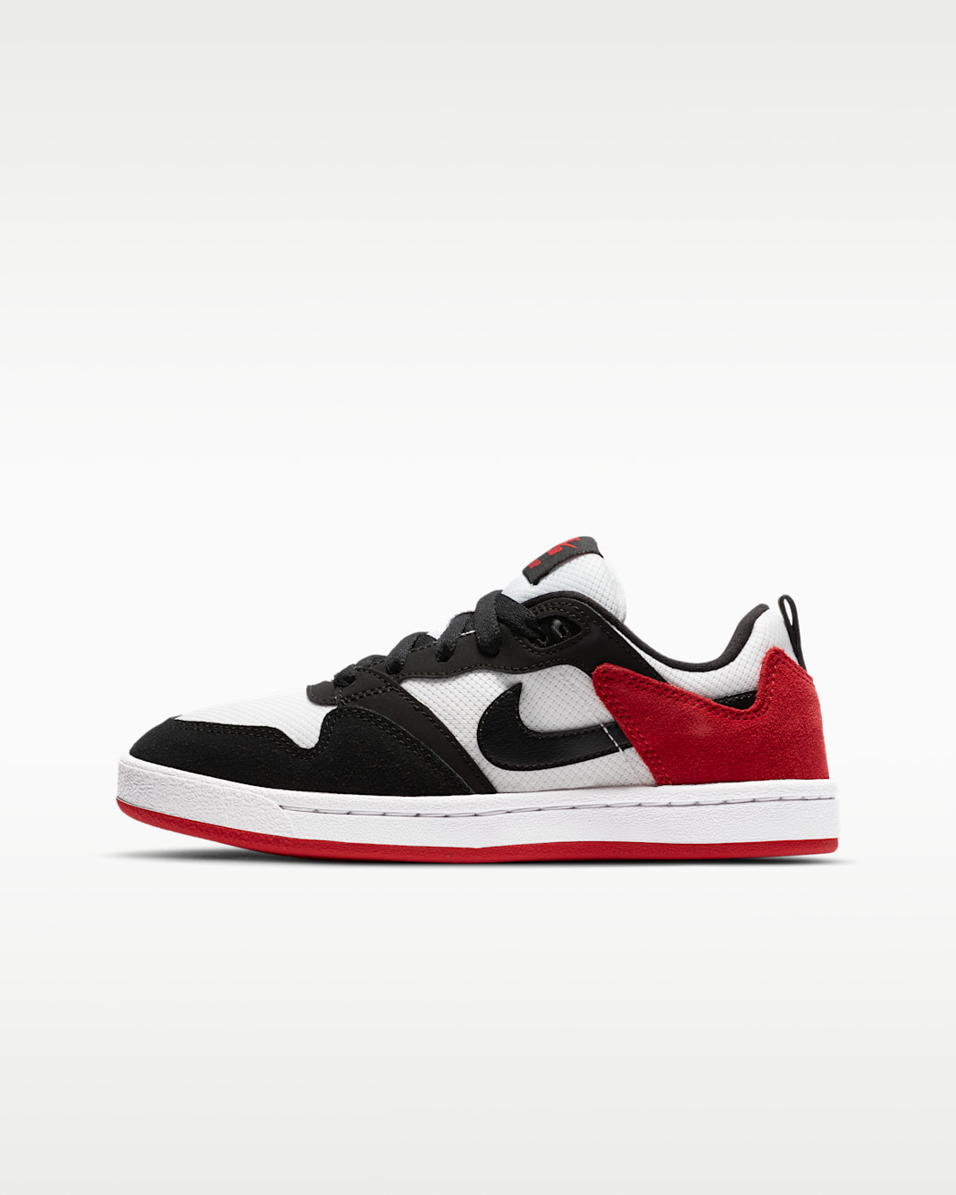 Nike SB Alleyoop Big Kids' Skate Shoes - White/University Red/White/Black
