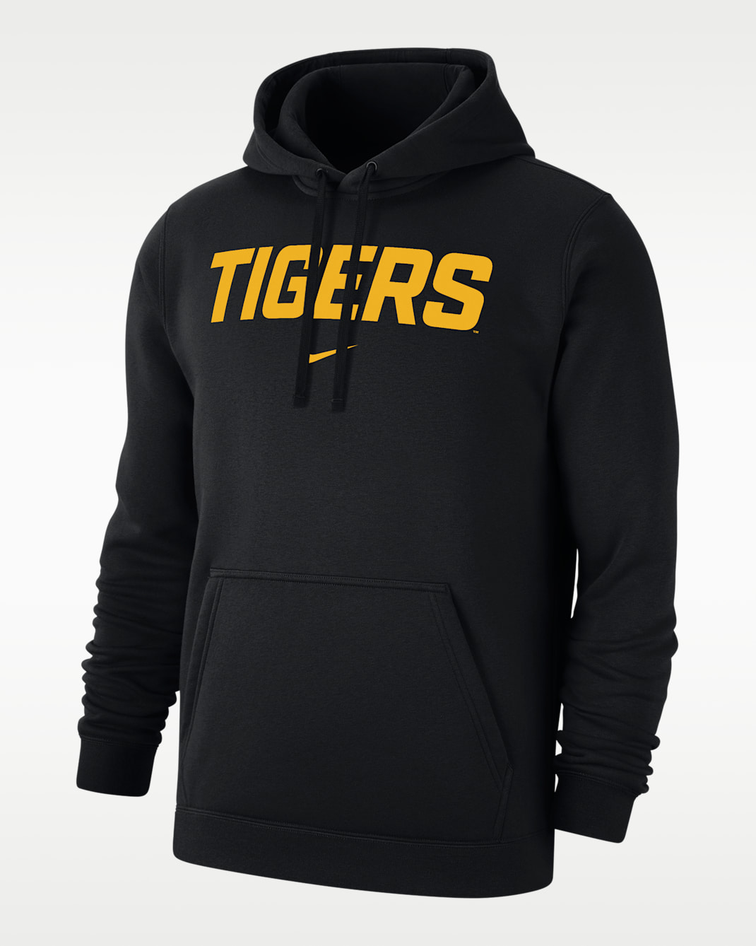 Missouri Club Fleece Men's Nike College Pullover Hoodie - Black