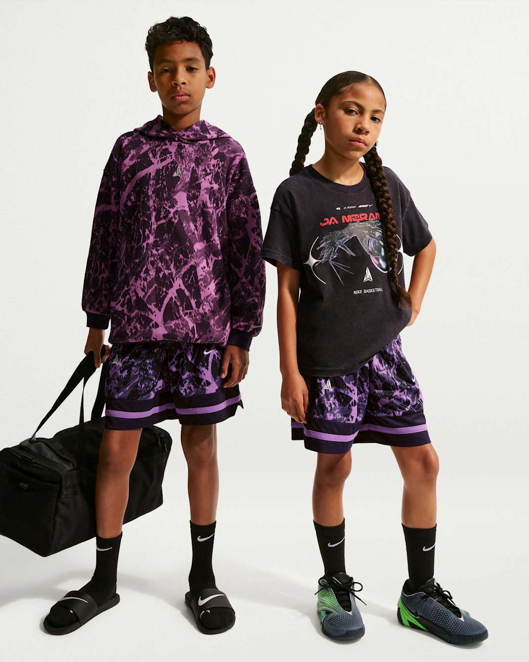 Ja 大童 Dri-FIT 籃球褲 - Purple Dynasty/Monarch Purple