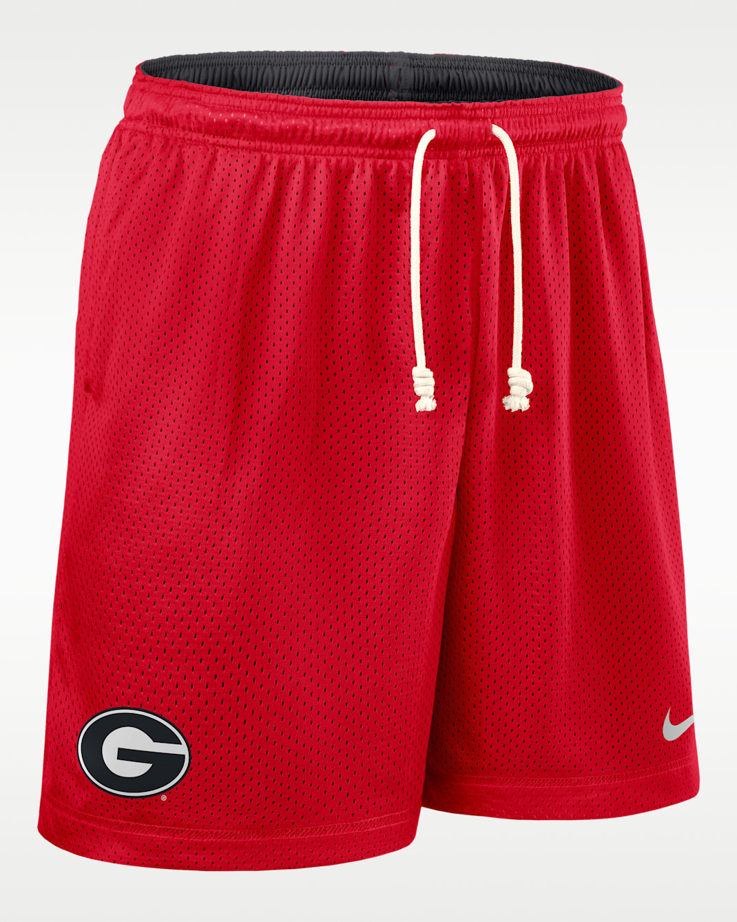 Shorts universitarios Nike Dri-FIT para hombre Georgia Sideline Reversible - Rojo/Antracita