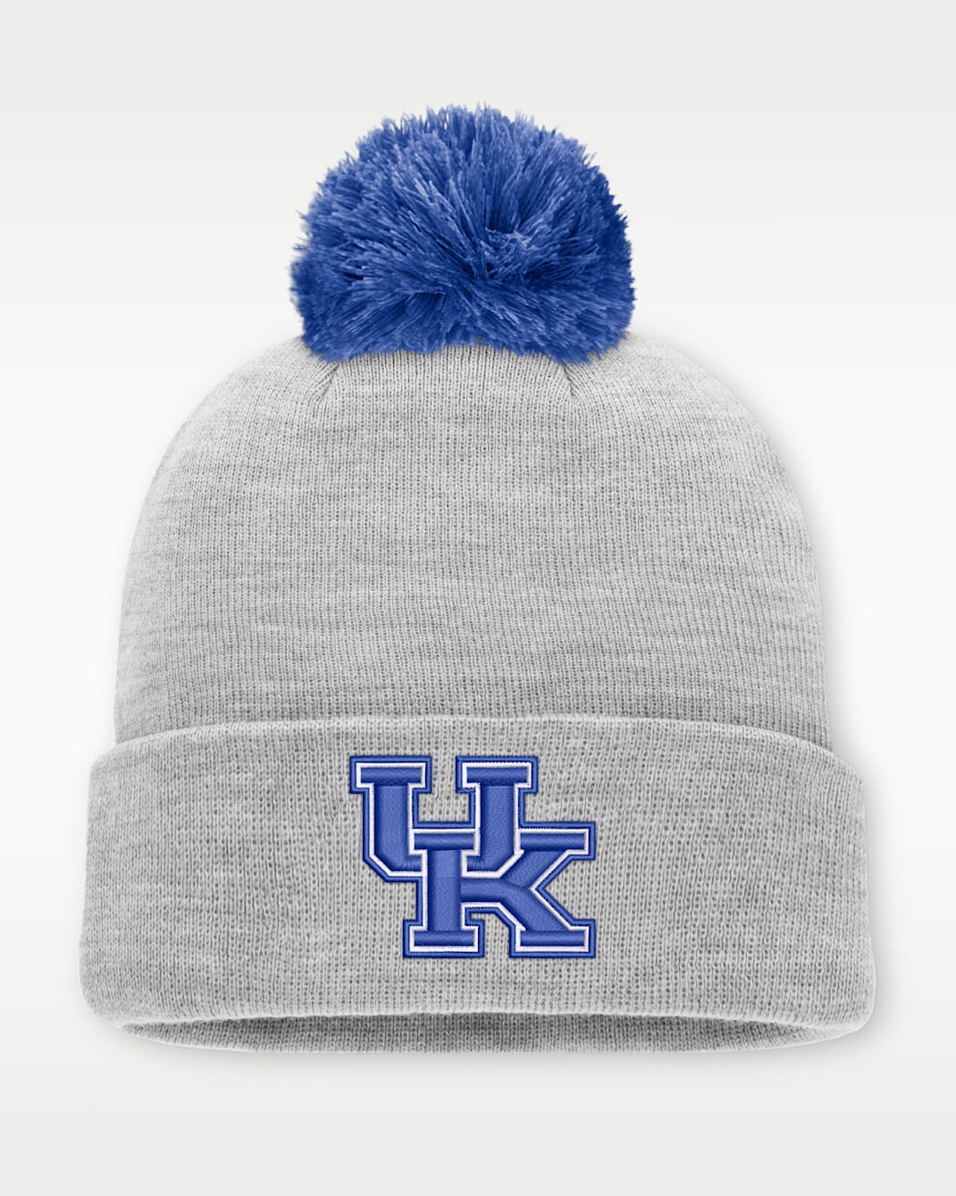 Kentucky Peak Men's Nike College Cuffed Beanie - Grey Heather