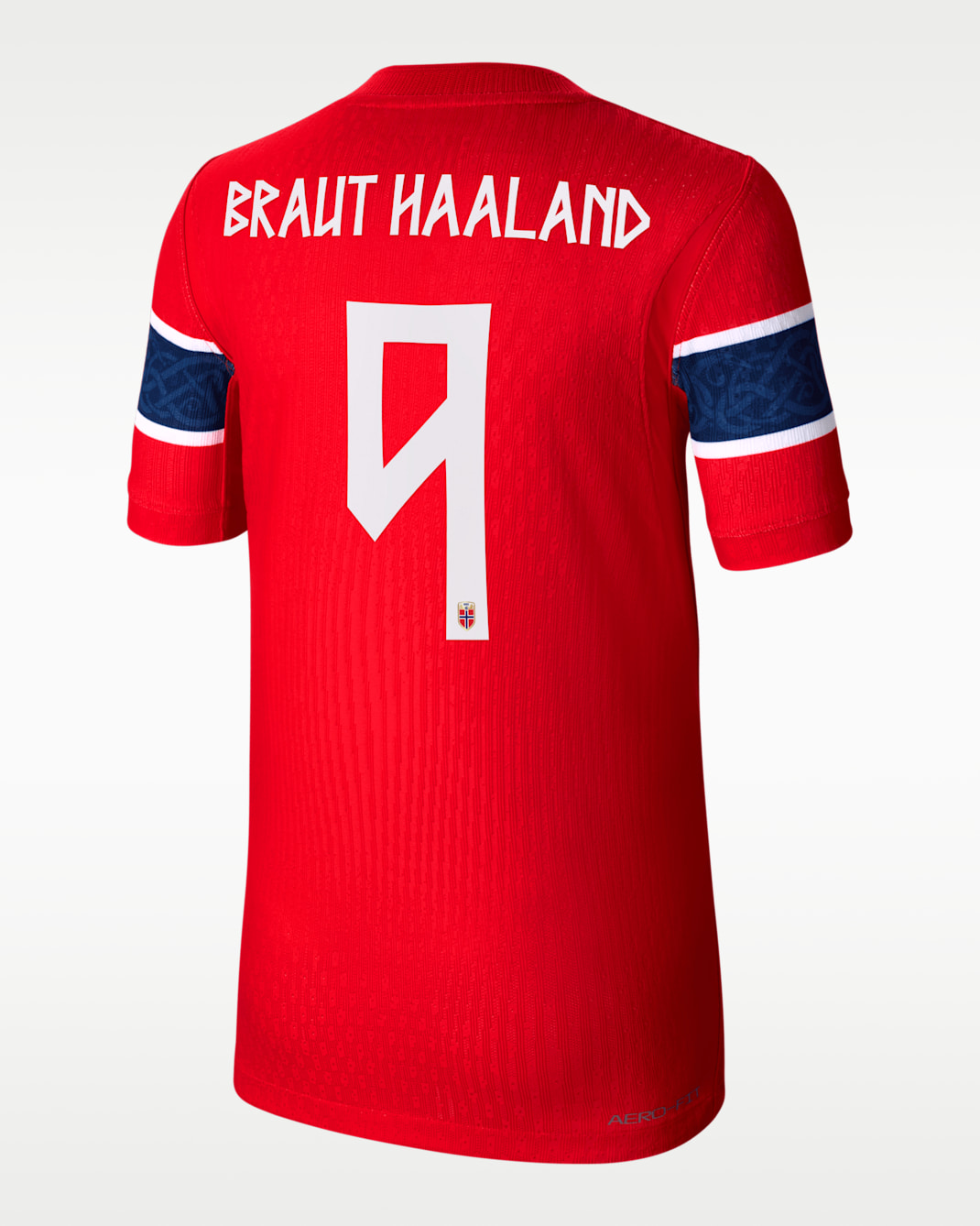 Erling Braut Haaland Norway National Team 2026 Match Home Big Kids' Nike Dri-FIT ADV Soccer Jersey - Red