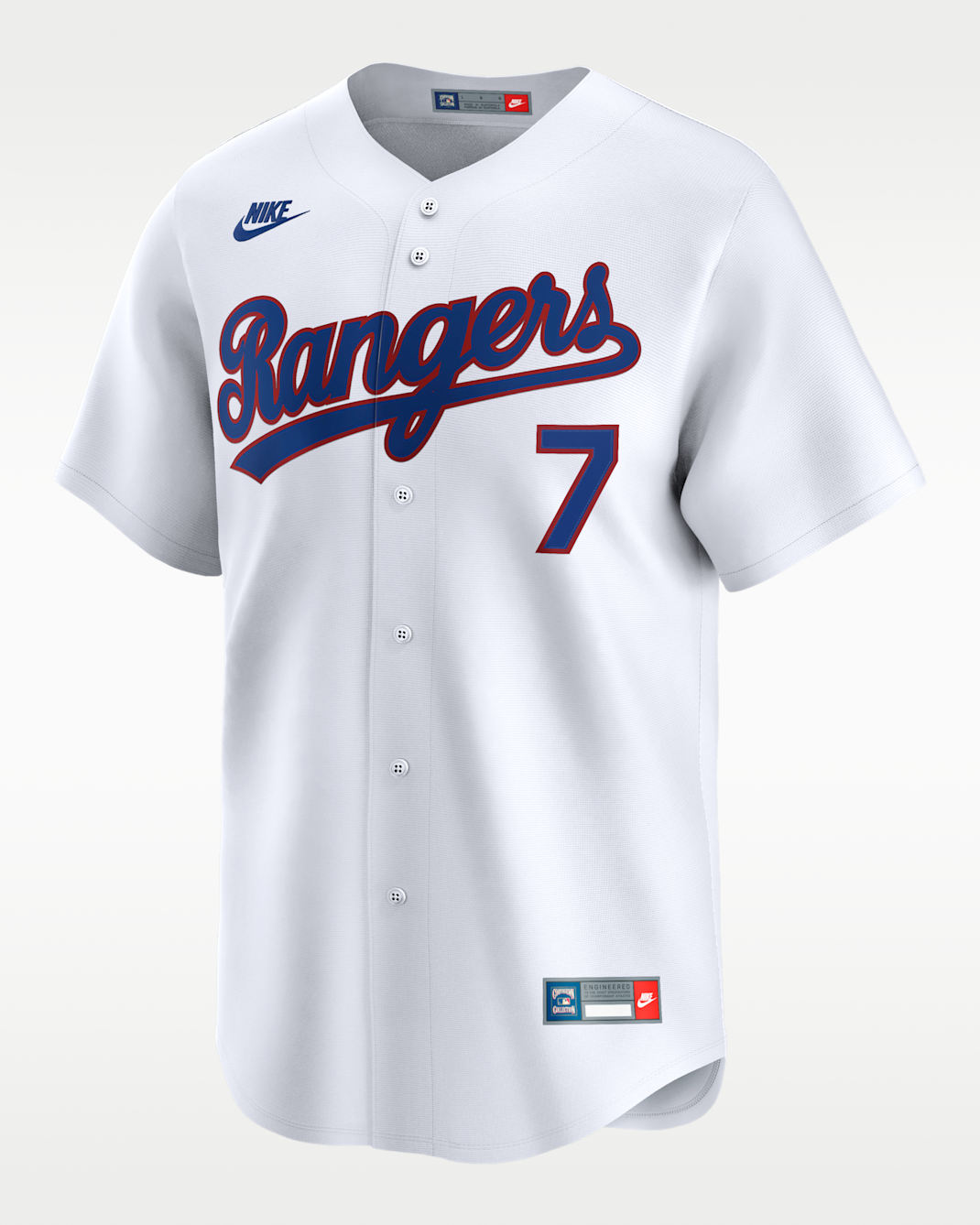 Jersey Nike Dri-FIT ADV de la MLB Limited para hombre Iván Rodríguez Texas Rangers Cooperstown - Blanco