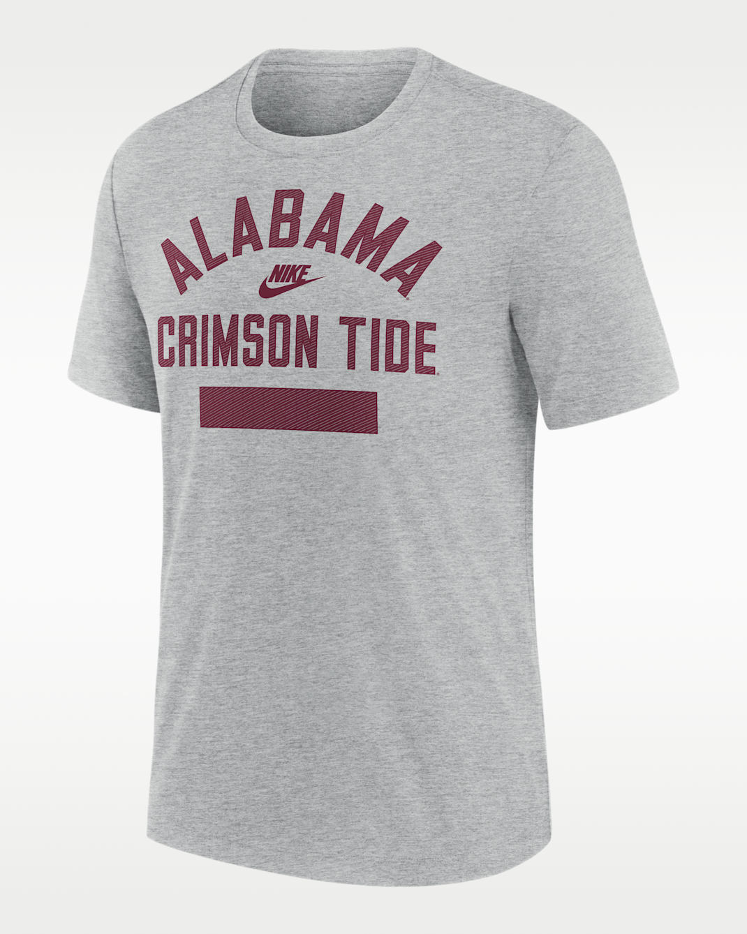 Playera universitaria Nike para hombre Alabama Legacy - Gris jaspeado