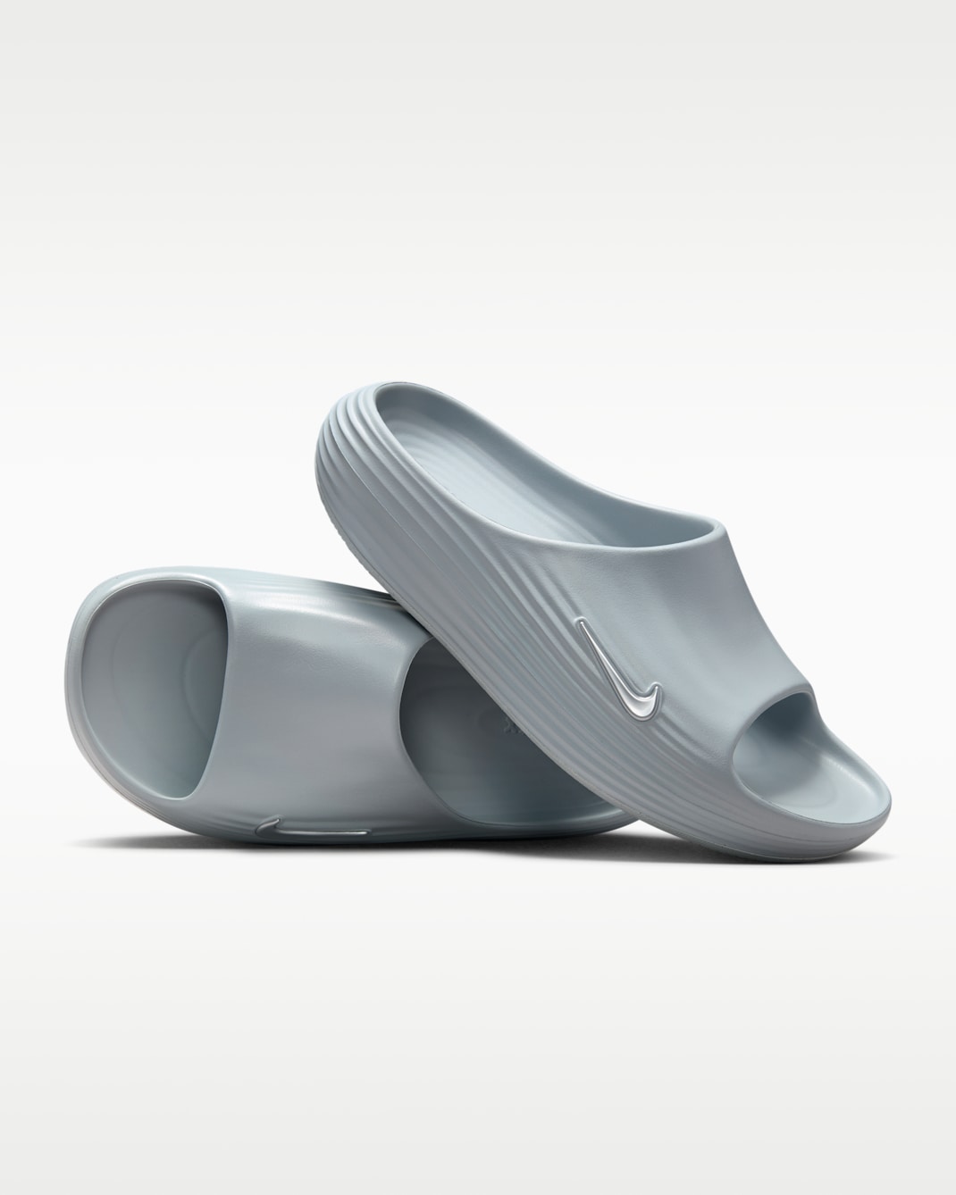 Nike ReactX Rejuven8 Men's Slides - Wolf Grey/Wolf Grey/Wolf Grey