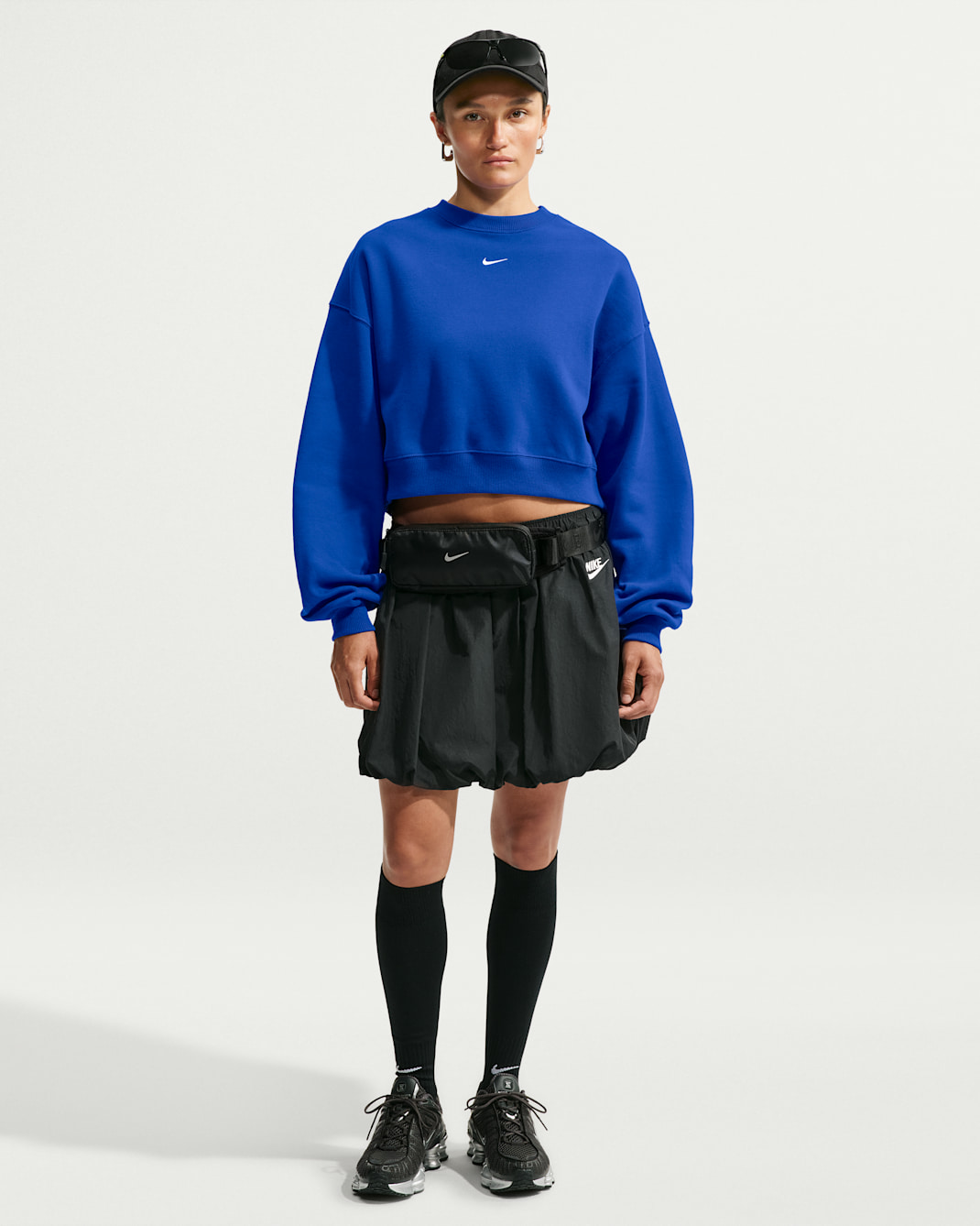 Nike Studio Fleece Medium Weight Women's Oversized Cropped Crew