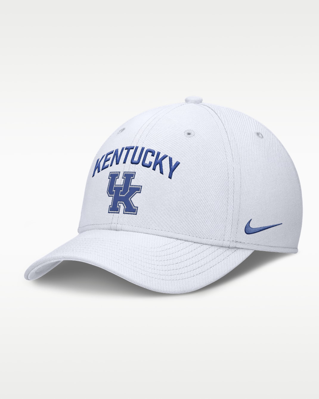 Kentucky On-Field Rise Swoosh Men's Nike Dri-FIT College Hat - White