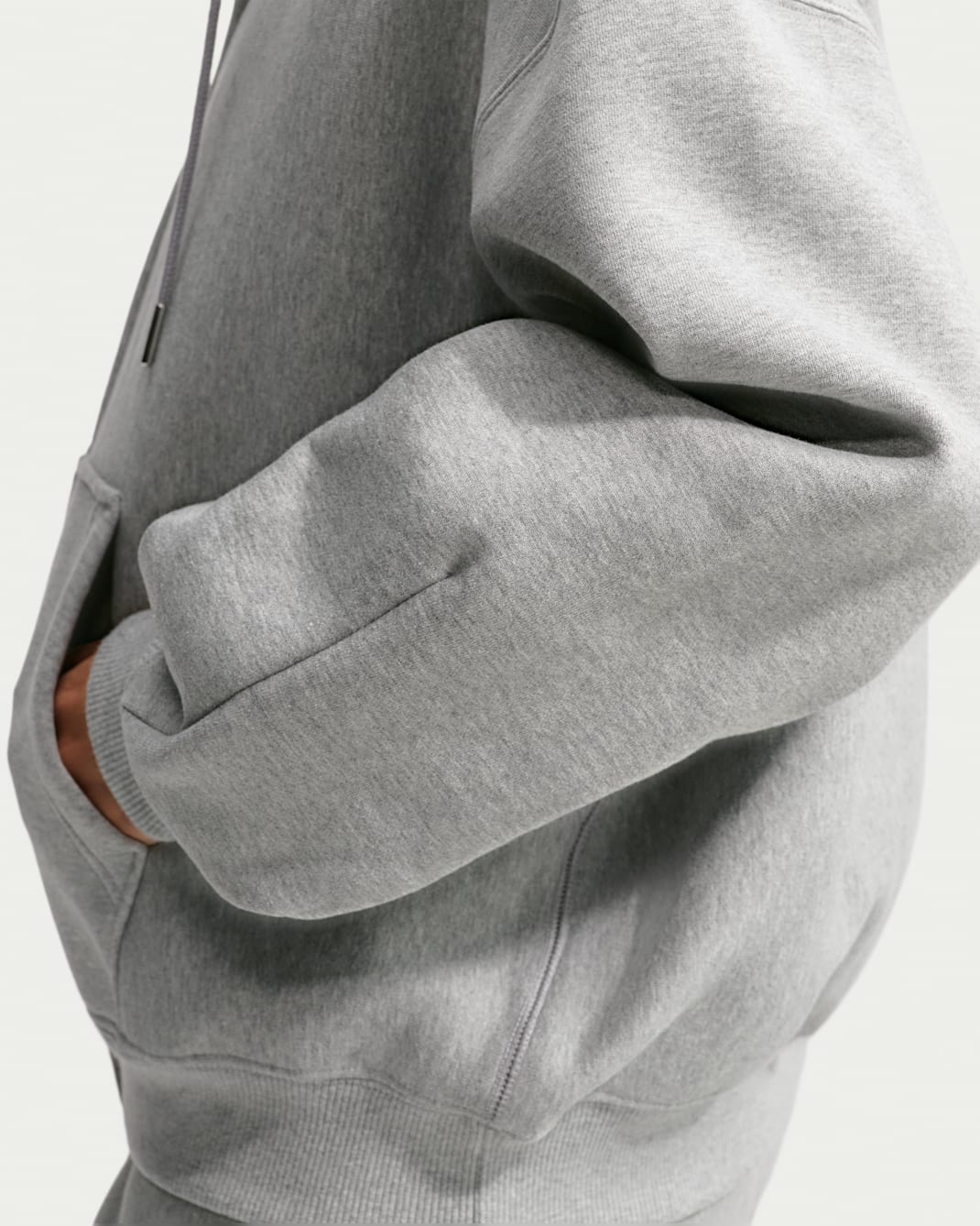 Nike Studio Fleece Heavyweight Women's Oversized Pleated Full-Zip Hoodie