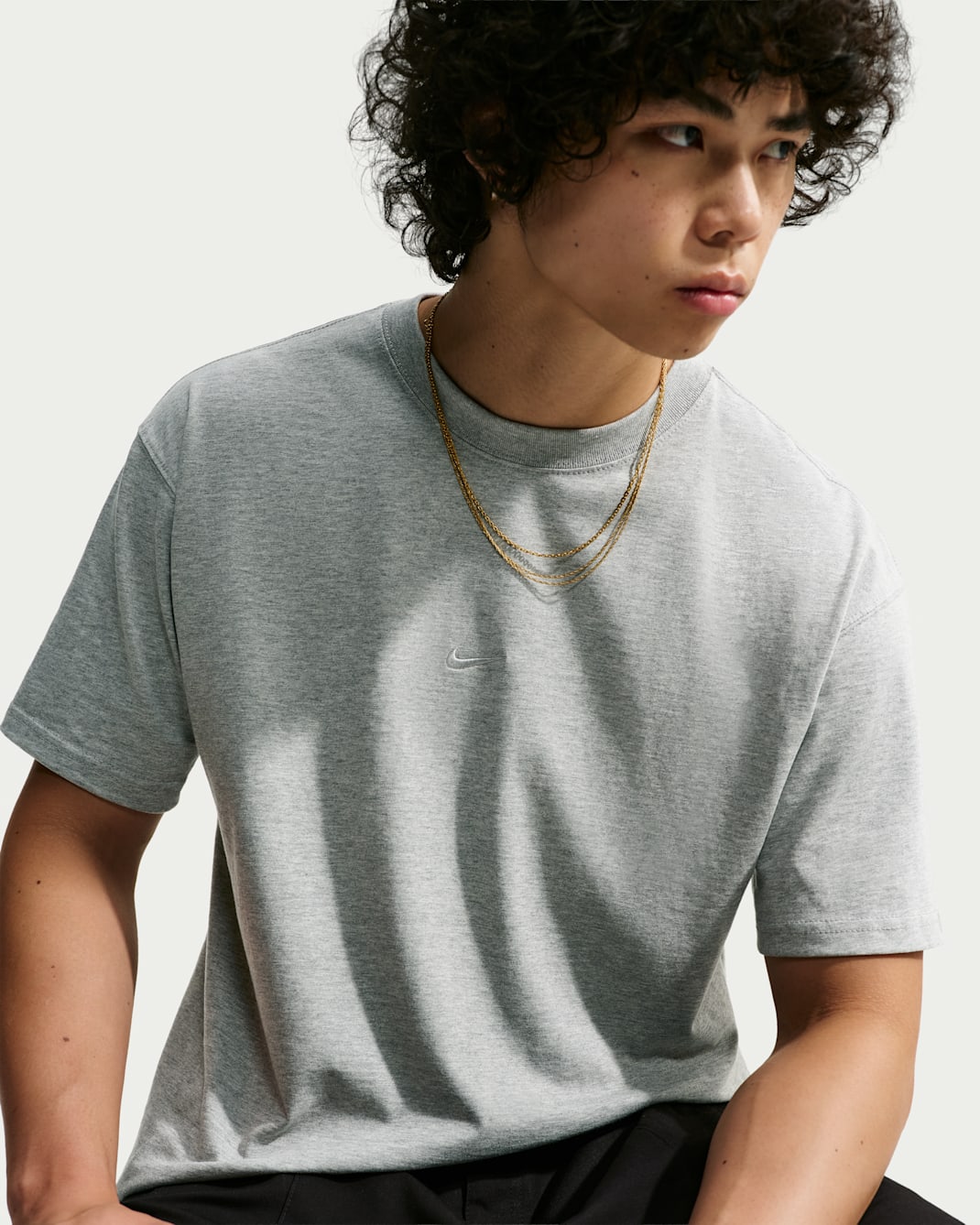 Playera para hombre Nike Sportswear - Gris oscuro jaspeado