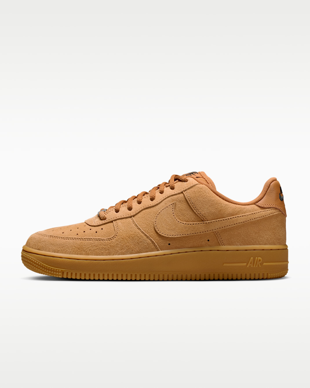 Nike SB Air Force 1 Skate Shoes - Flax/Black/Gum Light Brown/Flax