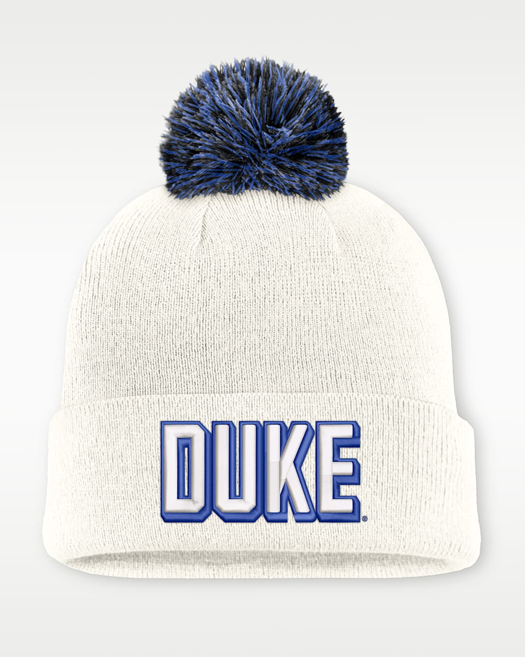 Duke Peak Men's Nike College Cuffed Beanie - White