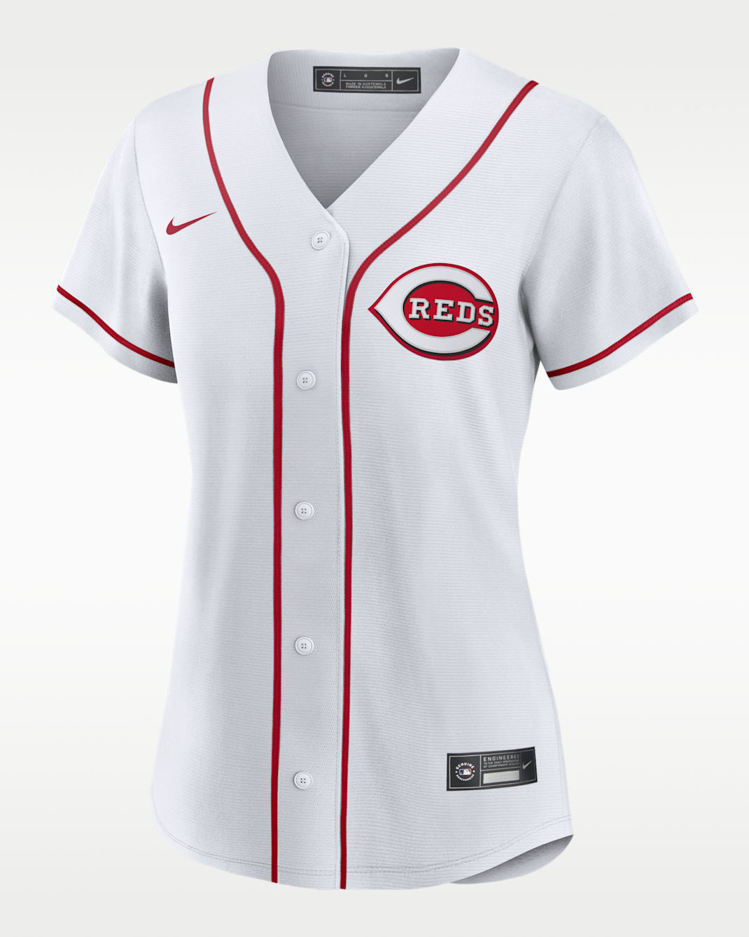 Jersey Nike de la MLB Replica para mujer Elly De La Cruz Cincinnati Reds - Blanco