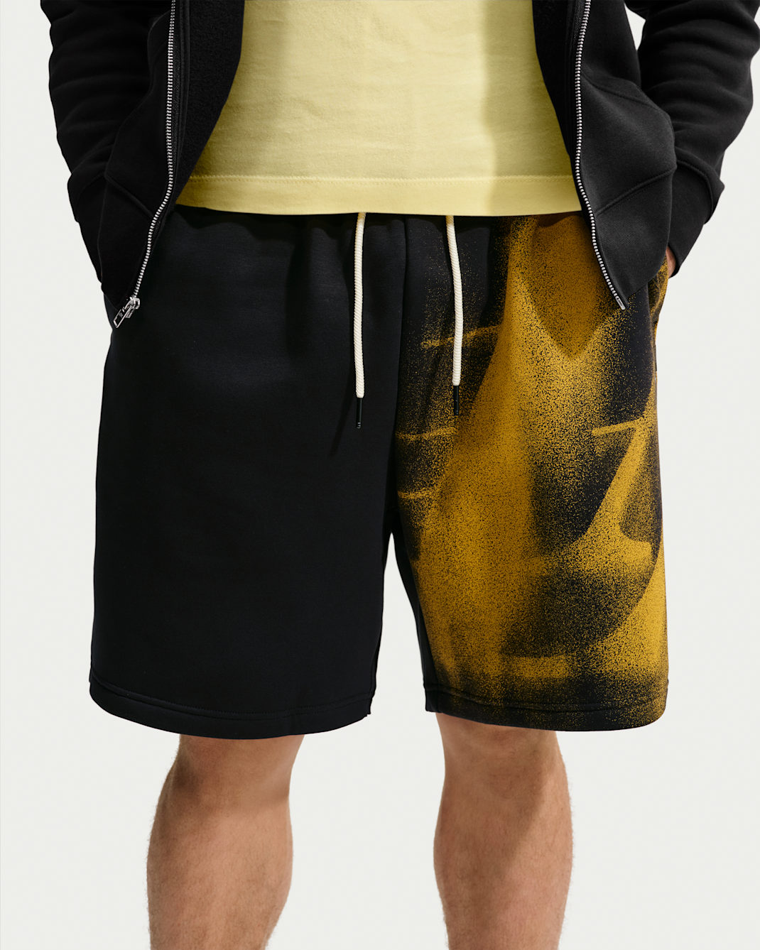 Los Angeles Lakers Standard Issue Nike Men's Fleece Basketball Shorts