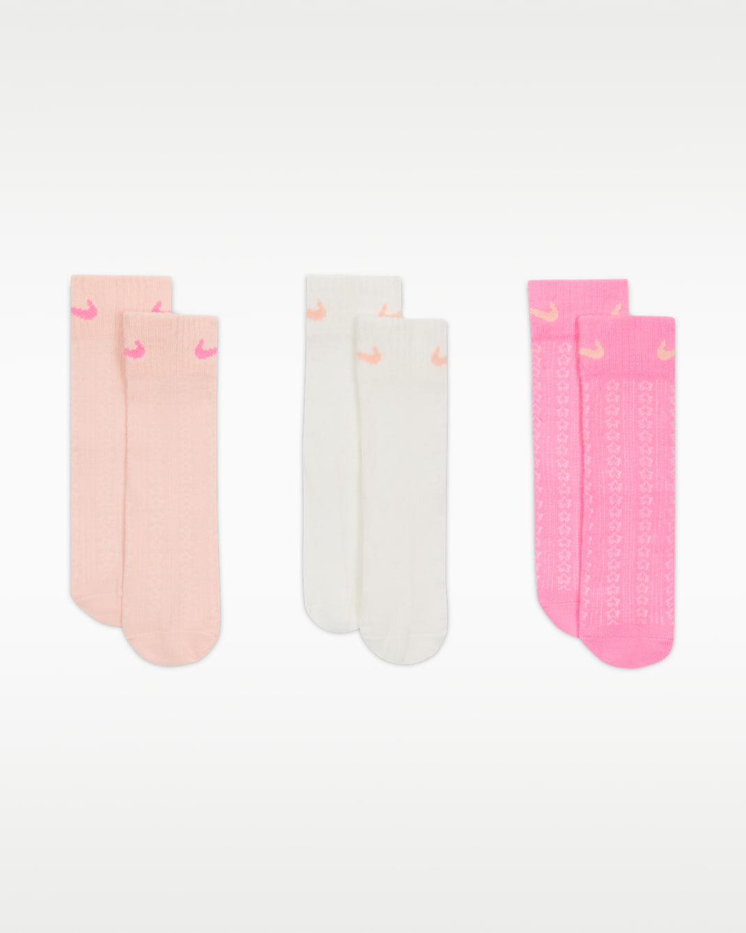 Nike Kids' Easy Breezy Pointelle Socks (3 Pairs)