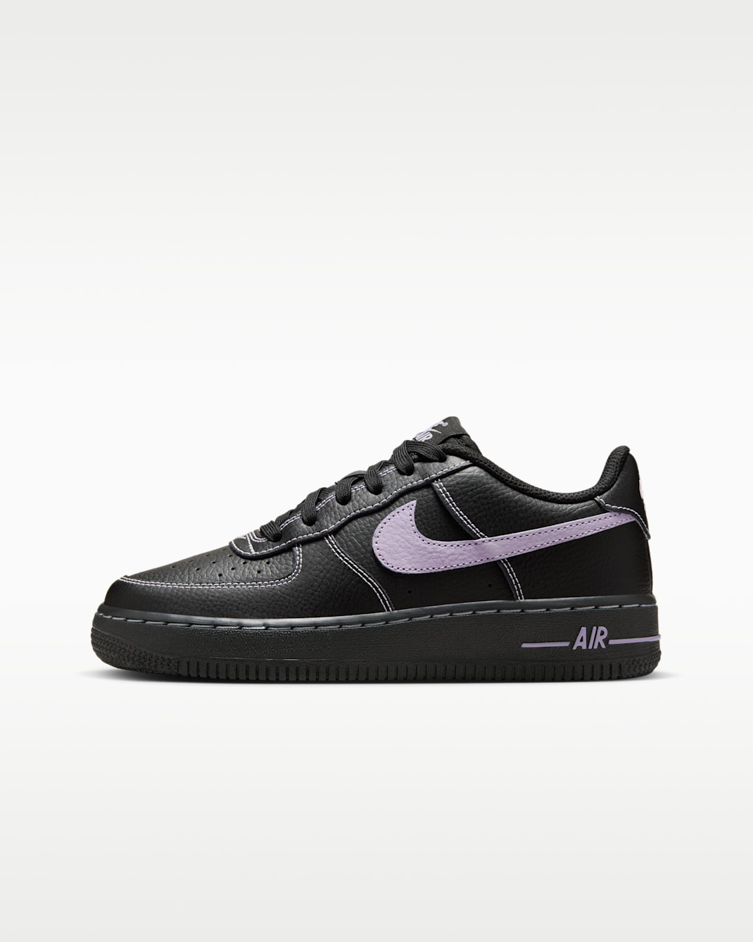 Tenis para niños grandes Nike Air Force 1 LV8 - Negro/Hortensias