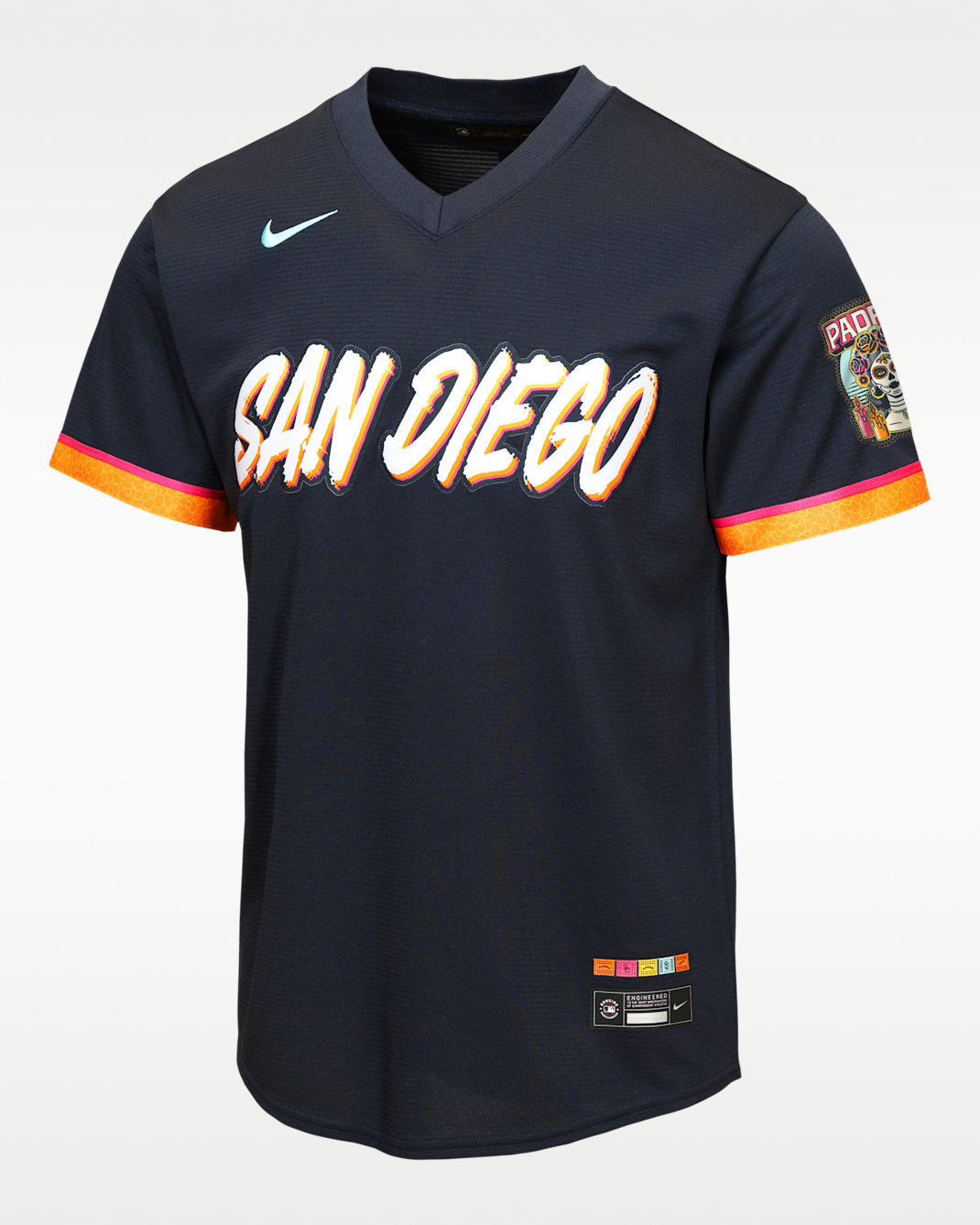 San Diego Padres City Connect Big Kids' Nike MLB Stadium Jersey - Grey