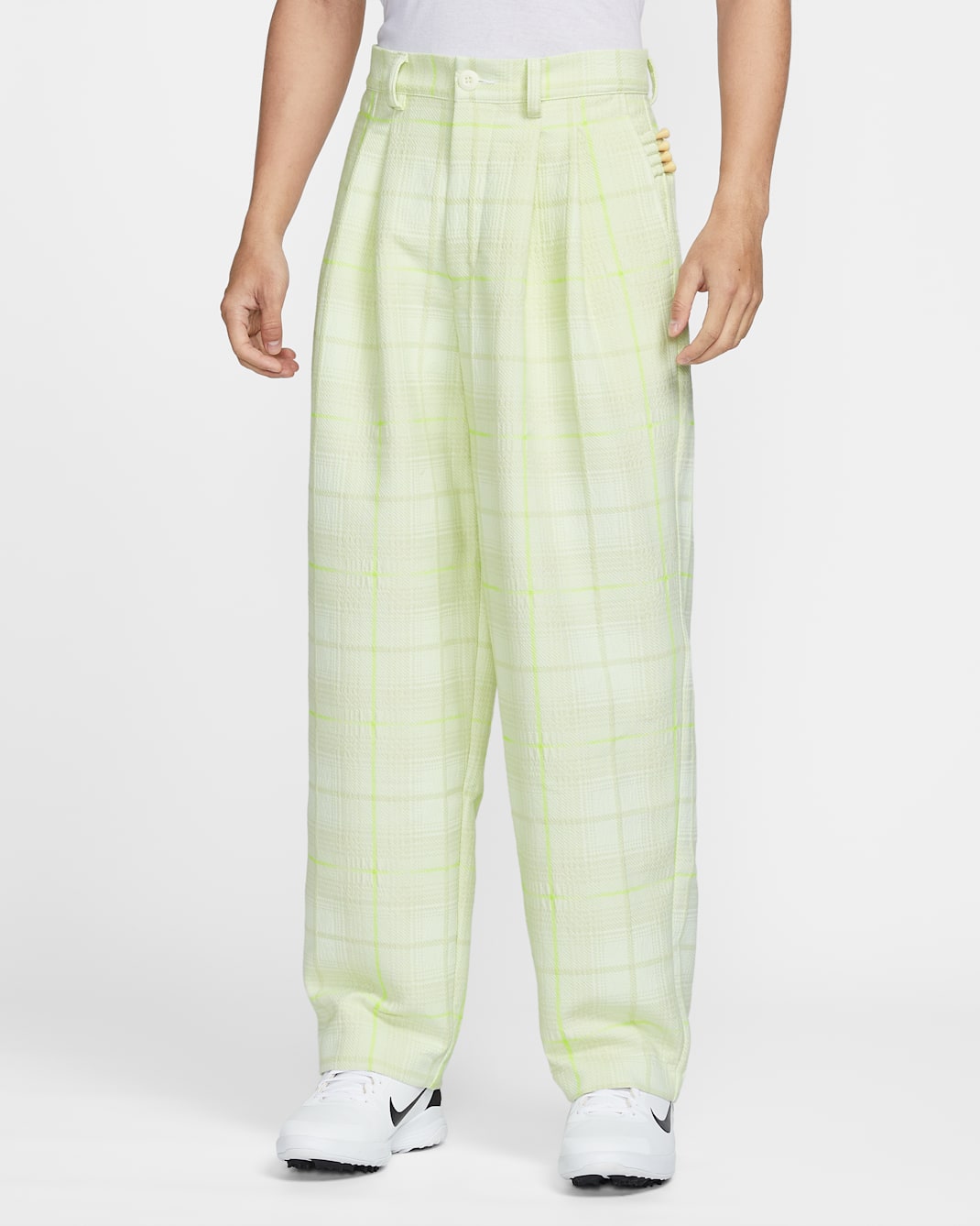 ナイキ タータン メンズ ルーズ ゴルフパンツ - セイル/ブラック