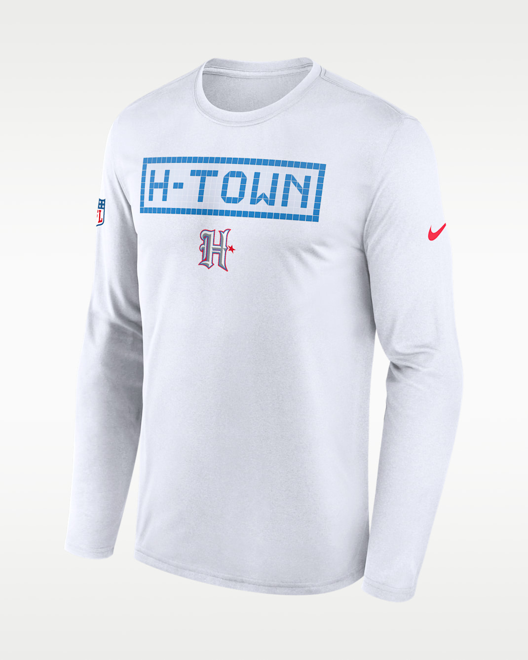 Houston Texans Rivalries Collection Sideline Legend Men's Nike Dri-FIT NFL Long-Sleeve T-Shirt - White