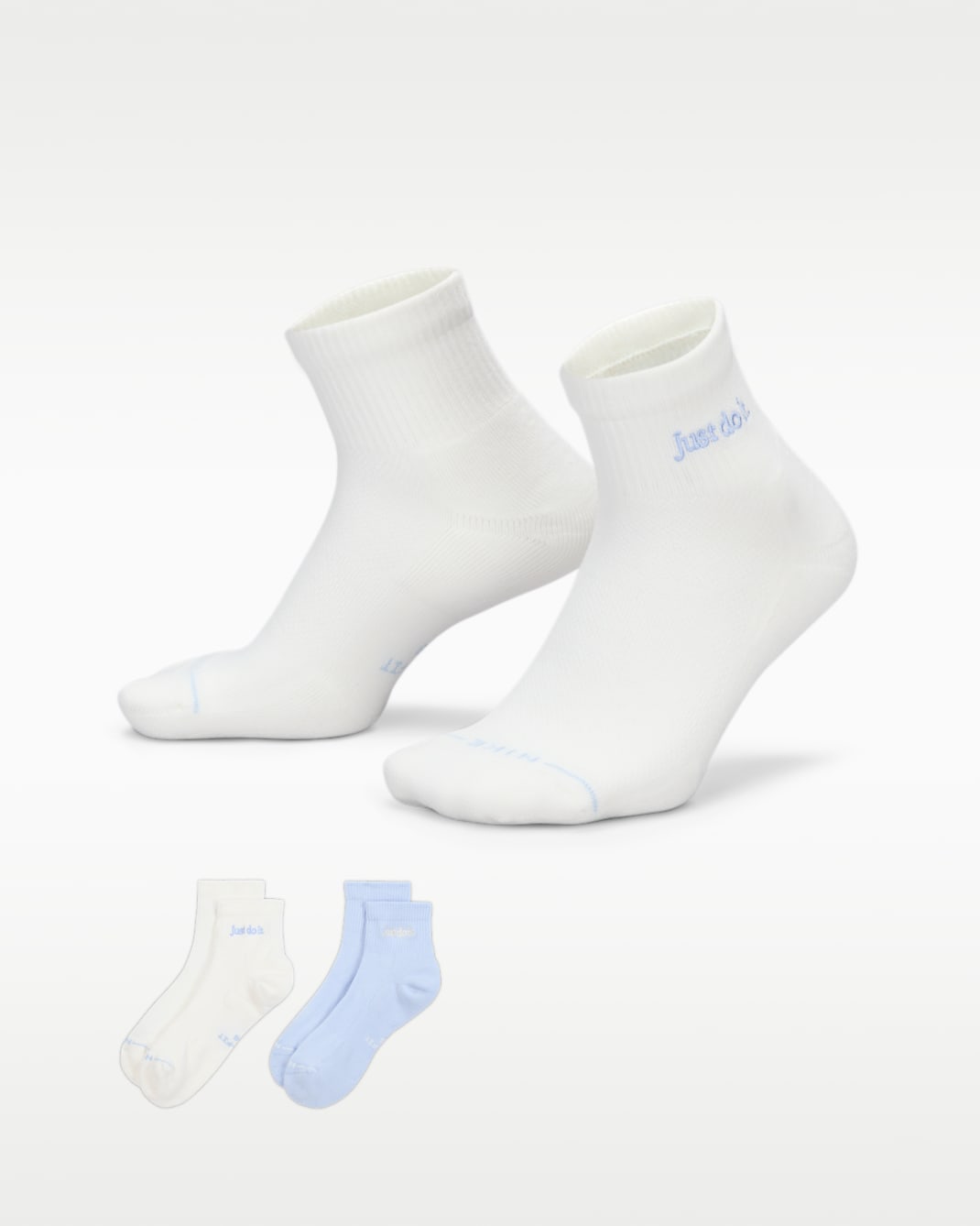 Nike Everyday Elevated Ankle Socks (2 Pairs) - Multi-Color