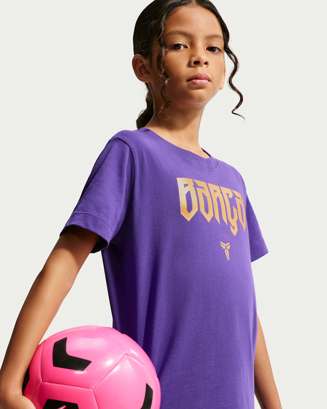 FC Barcelona Away Big Kids' Kobe Soccer T-Shirt