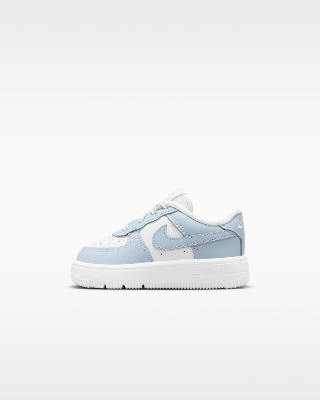 Tenis para bebé e infantil Nike Force 1 Low - Tinte platino/Alabastro/Blanco/Halo