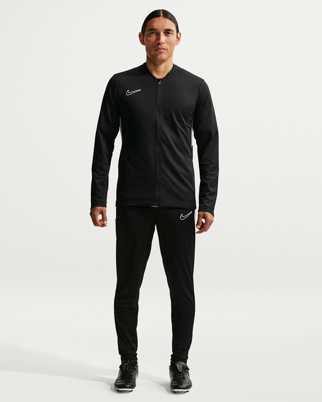 Nike Academy Men's Dri-FIT Football Tracksuit - Black/White/White
