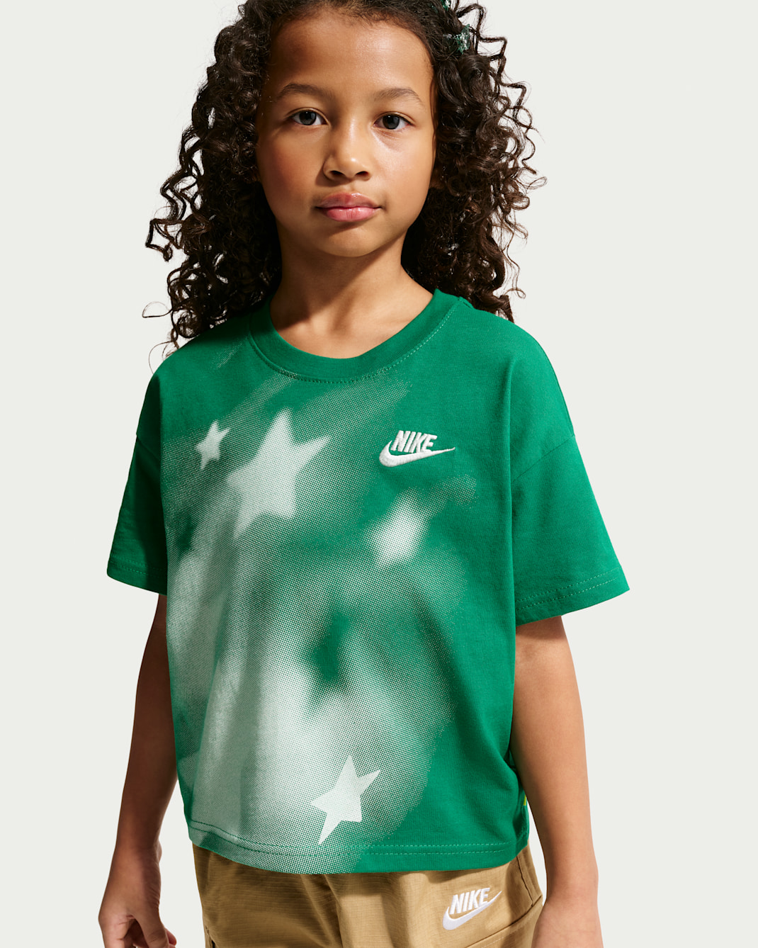 Nike Sportswear Big Kids' (Girls') T-Shirt - Malachite