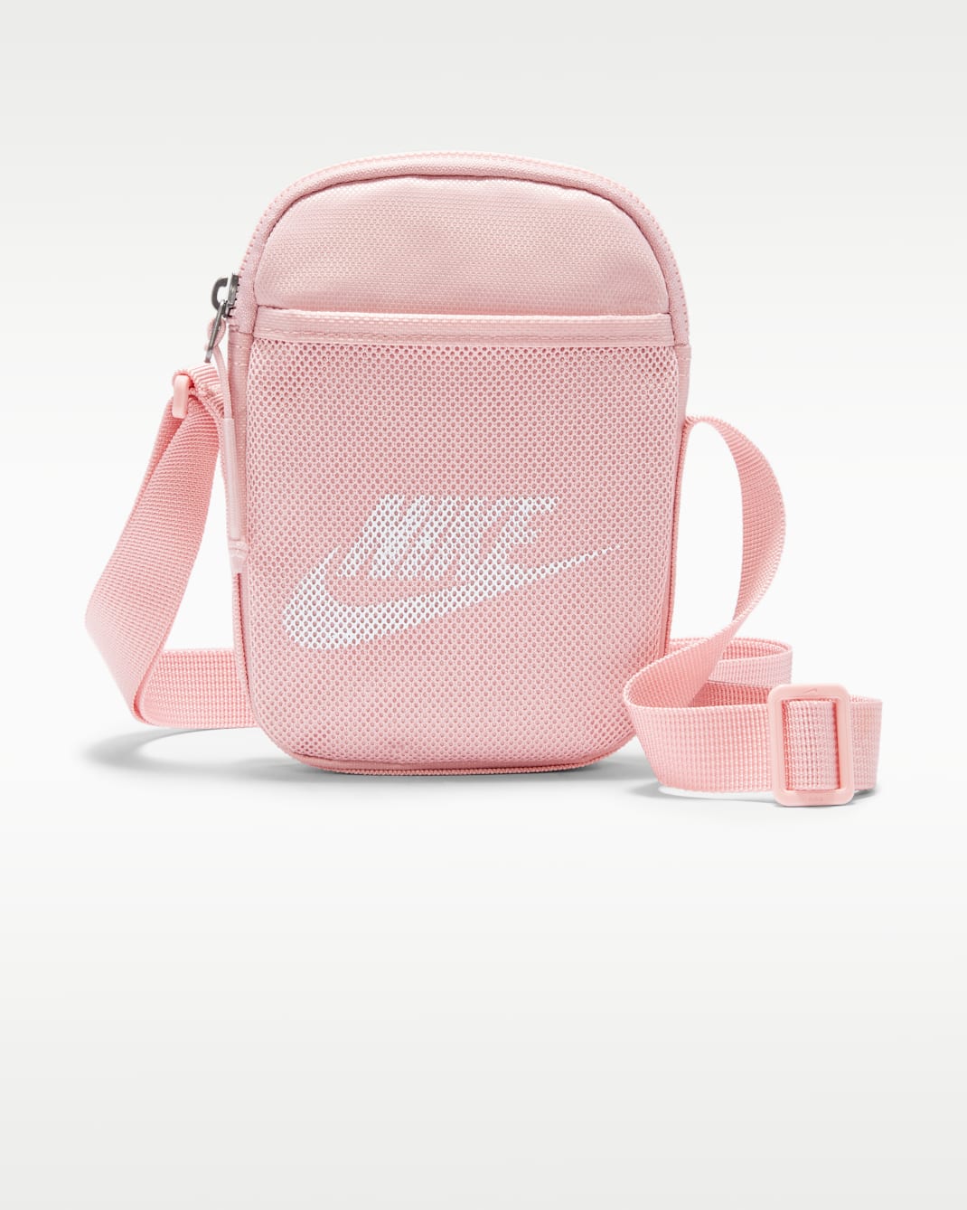 กระเป๋าพาดลำตัว Nike Heritage (ขนาดเล็ก, 1 ล.) - Pink Glaze/Pink Glaze/ขาว