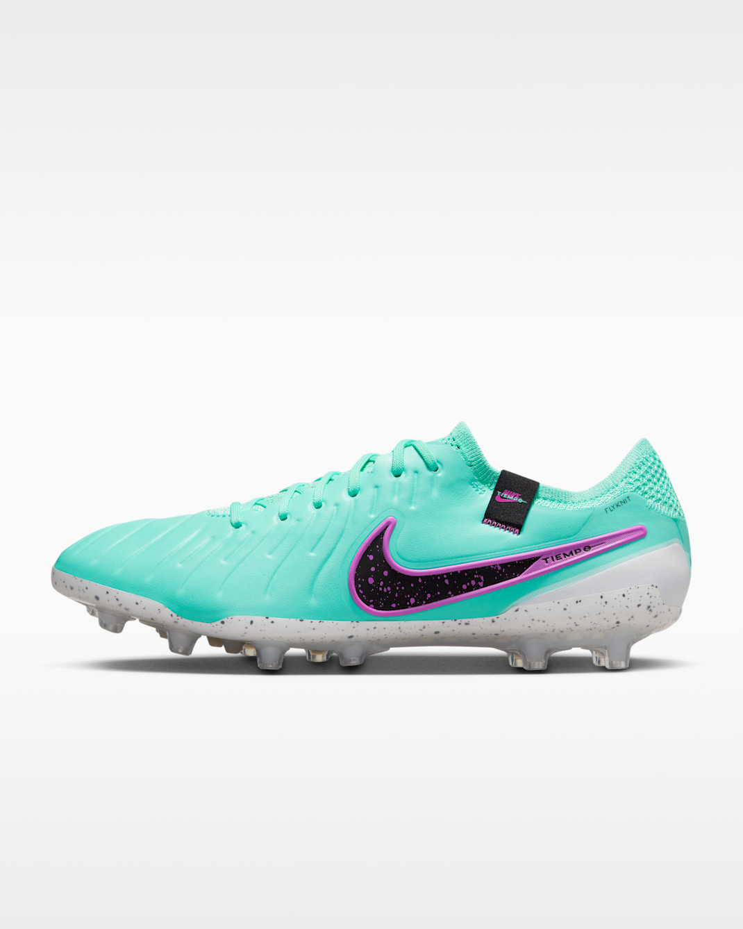 Nike Tiempo Legend 10 Elite Artificial-Grass Low-Top Football Boot - Hyper Turquoise/Fuchsia Dream/Black