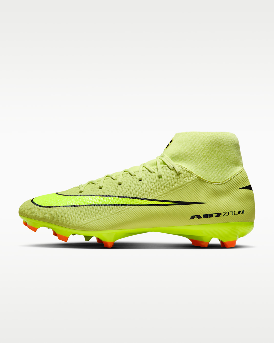 Nike Mercurial Superfly 10 Academy Botas de fútbol de perfil alto multisuperficie - Limelight/Hyper Crimson/Volt