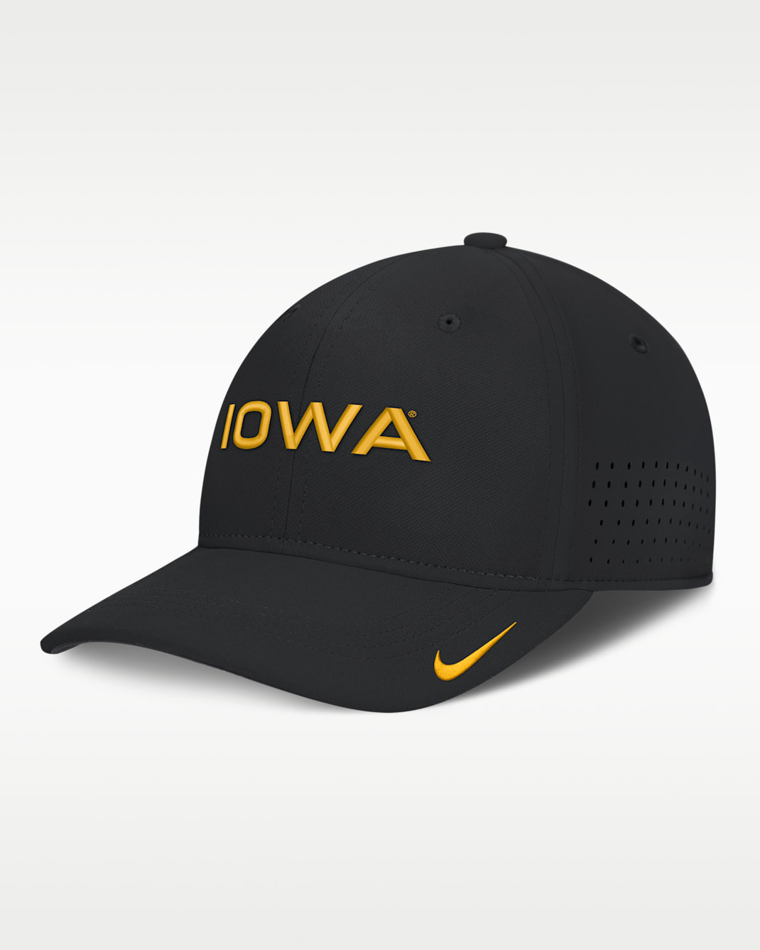 Iowa Sideline Club Gameday Men's Nike Dri-FIT College Hat - Black
