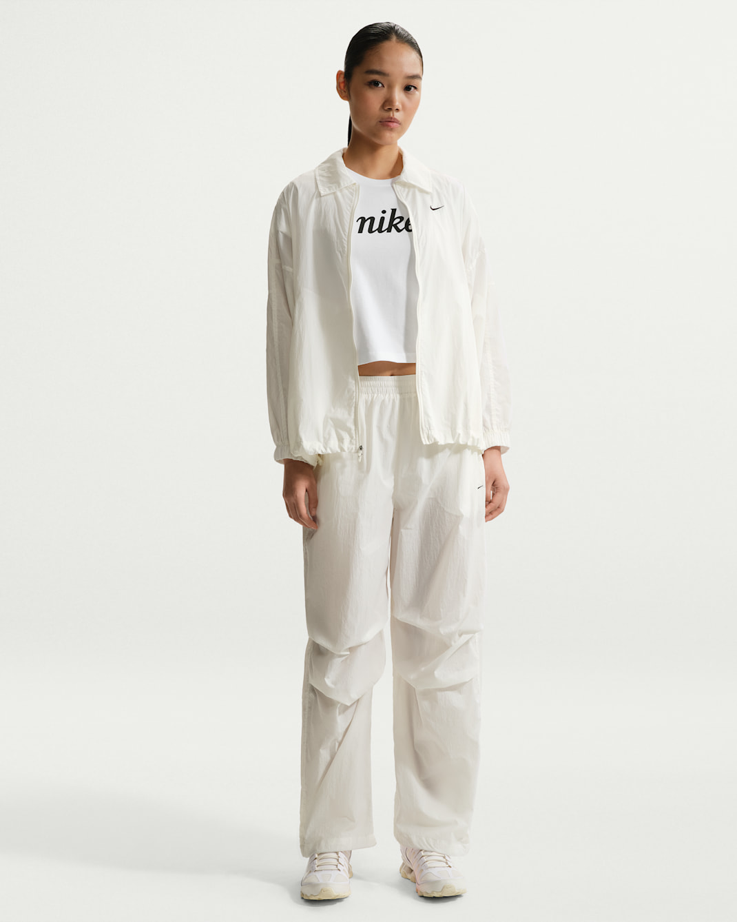 나이키 스포츠웨어 여성 미드라이즈 경량 UV 팬츠 - 세일/블랙